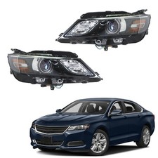 Driver Passenger Side Headlight Assembly Halogen for Impala 2015-2020
