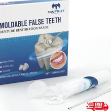 Moldable Temporary False Teeth for Gap, Chipped, or Broken Tooth Fix