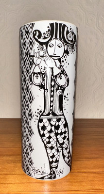 ROSENTHAL Studio-Line ** Björn Wiinblad ** Dekor: Nymolle Duett ** Vase klein