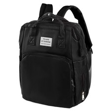 Baby Changing Backpack Stylish Multifunctional Large Nappy Bag with Changing Mat