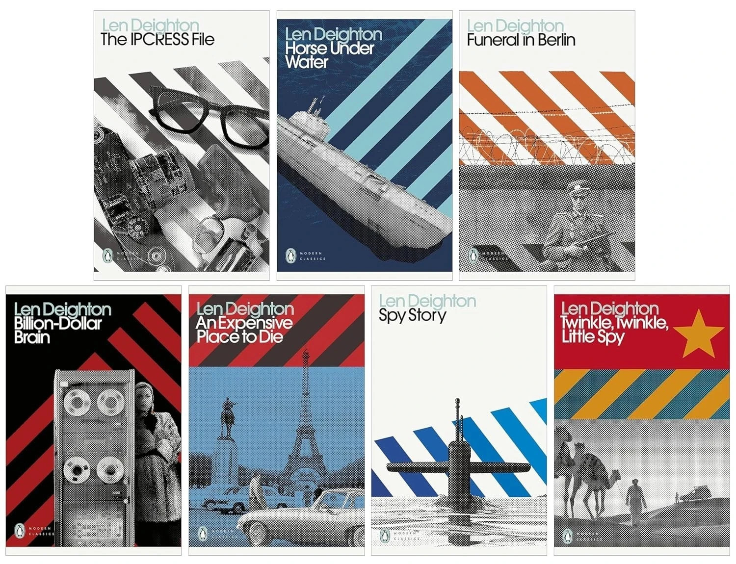 Penguin Random House Dark Harry Palmer Series By Len Deighton 7 Books Collection Set (Penguin Modern Classics) - Fiction - Paperback - Image 4