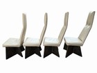 Adrian Pearsall Craft Associates Brutalist Leather Dining Chairs Mid Century — photo 5
