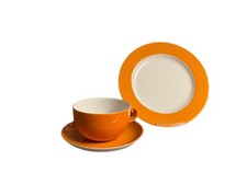 Kaffeegedeck 3tlg.TCM, Tchibo orange