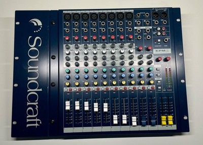 Soundcraft EPM 8 Mixer / Kabel / Sehr gut  inkl. Rackwinkel /
