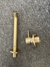 Vos Single Lever Wall Mounted Basin Mixer with Slim Spout