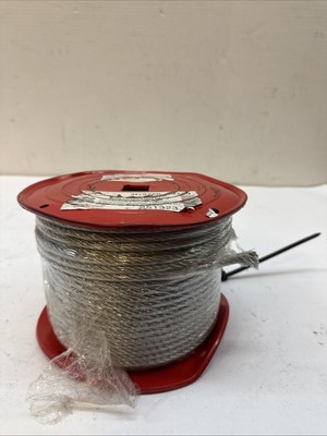 Fehr Galvanized Steel Cable 2G9250-00250 1/4 x 250 ft, 7 x 19 Hot Dip