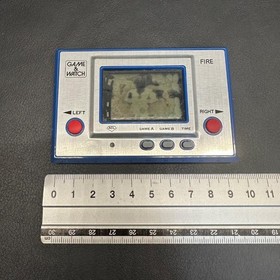 Ga Left 1073 Nintendo Game & Watch FIRE Box And Instruction Manual