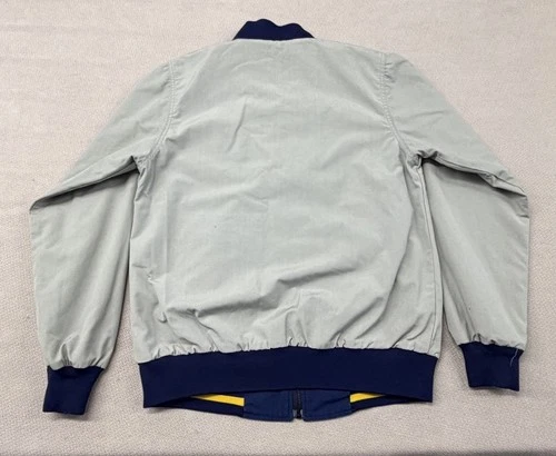 Vintage 90s Soffe US Navy Bomber Jacket Adult Small Blue Reversible image 11