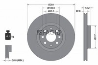2X Pagid Bremsscheibe 54458NC FüR Opel Corsa X15 Adam M13 S07 Cdti L08 L68 Lpg