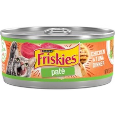 Purina Wet Cat Food Pate, Chicken and Tuna Dinner - Pack of 24 5.5 oz. Cans 7.38 per gallon