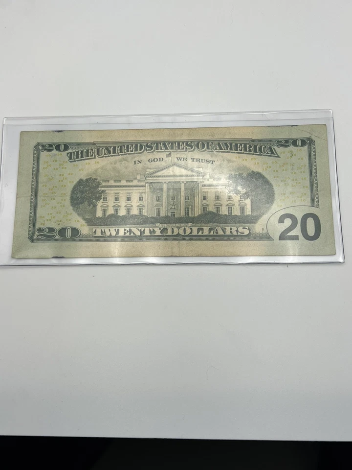 GK82888888B $20 Repeater 7 total 8s, 6 in a row Fancy Serial Number - Image 2 of 2