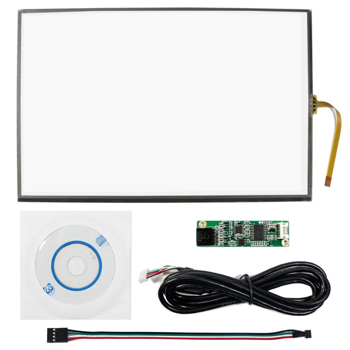 Écran Tactile 10,1 Pouces + Carte Contrôle USB - 1280x800 - Résistif - Universel