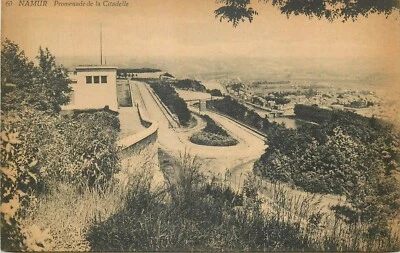 CP BELGIQUE NAMUR PROMENADE DE LA CITADELLE - Photo 1/2