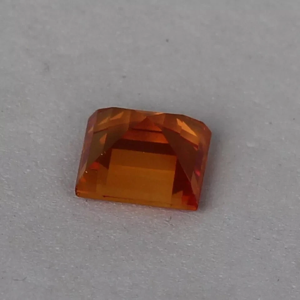 Orange Sapphire Padparadscha 3.20 Ct. Square Shape Awesome Loose Gemstone - Image 4 of 4