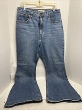 Levis Levi Strauss 70's High Flare Jeans 32 X 31 Women Distressed