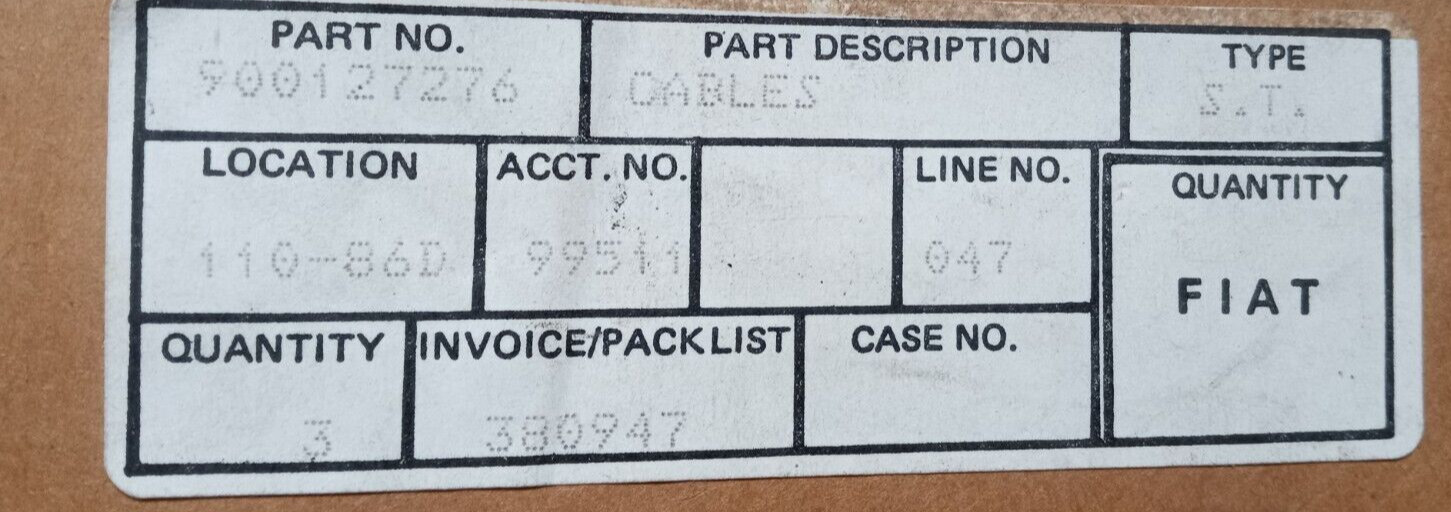 Ferrari Mondial Engine Trunk Wiring Harness_Electrical Cables_127276_3.2_NEW