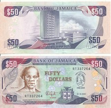Jamaica - 50 Dollars 2010 UNC - Pick 88, Gedenkausgabe
