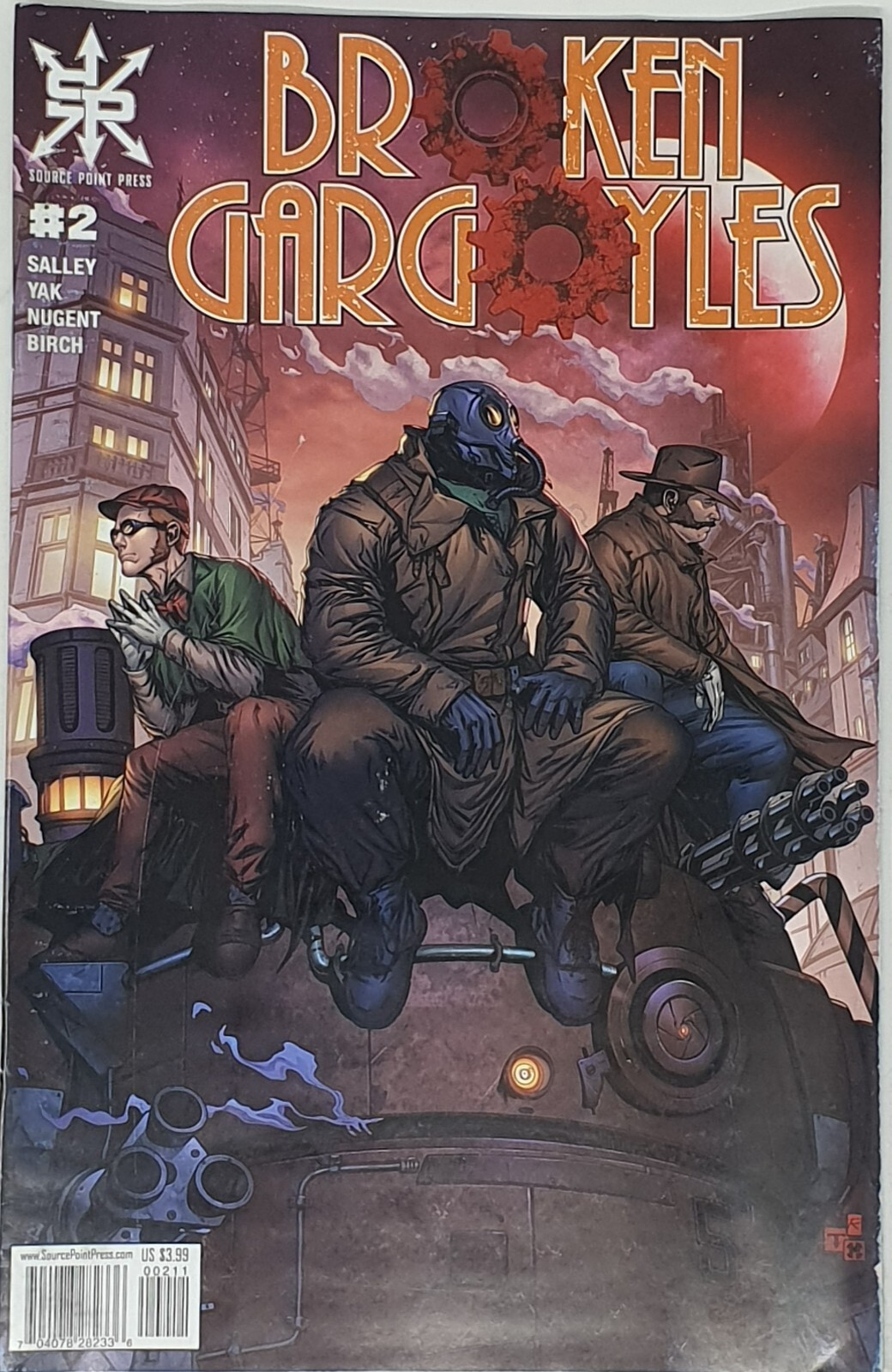 Broken Gargoyles #2 Source Point Press Salley Yak Nugent Birch