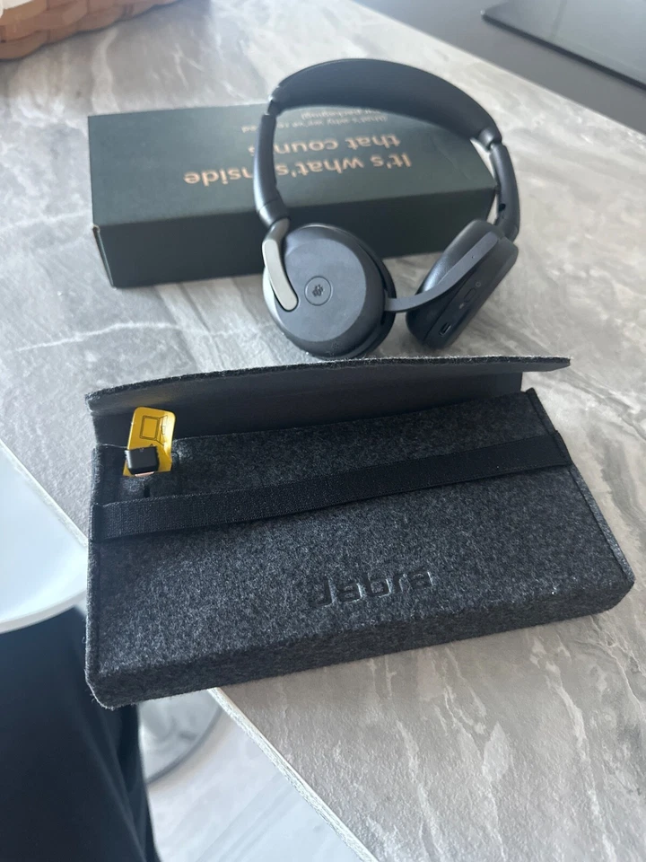 Jabra Evolve2 65 Flex USB-C Cuffie Cuscino Auricolare senza Fili con Supporto di - Immagine 2 di 2