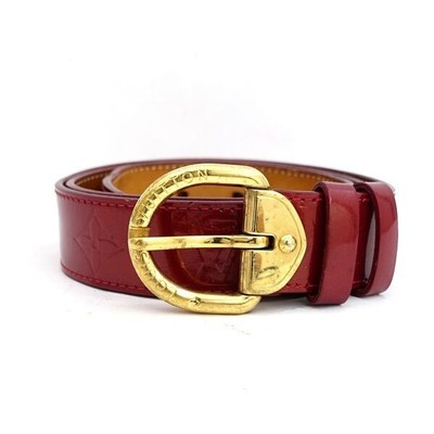 Louis Vuitton Monogram Vernis Ceinture M6980 Belt Red 80/32  display picture 1