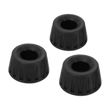3Pcs Universal 15mm ID Rubber Tripod Feet Anti-Slip Tripod Replacement Black