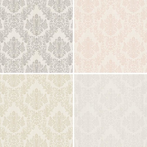 NEW AS CREATION CLASSIC BAROQUE DAMASK PATTERN FLORAL MOTIF TEXTURED