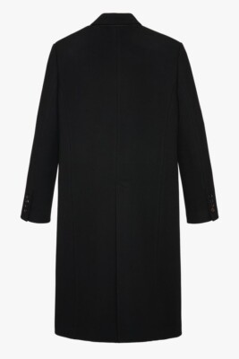 ジャケット・アウター Oversized Wool Double Long Coat - Black Long Wool Maxi Coat, Black Wool Coat Women, Swing Wool
