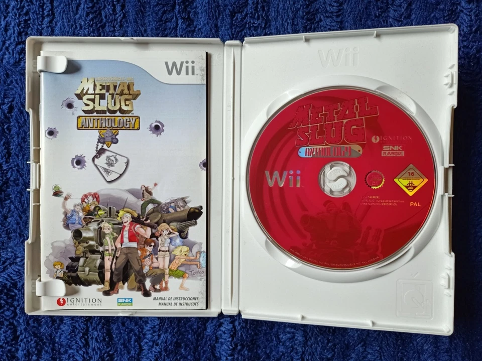 METAL SLUG ANTHOLOGY - NINTENDO WII - PAL ESPAÑA - ANTHOLOGIE 2 3 X 4 5 6, foto 3 de 3
