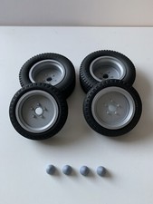 18 3d Printed Flat Steel Style Wheel With Dirt Track Tires And Caps