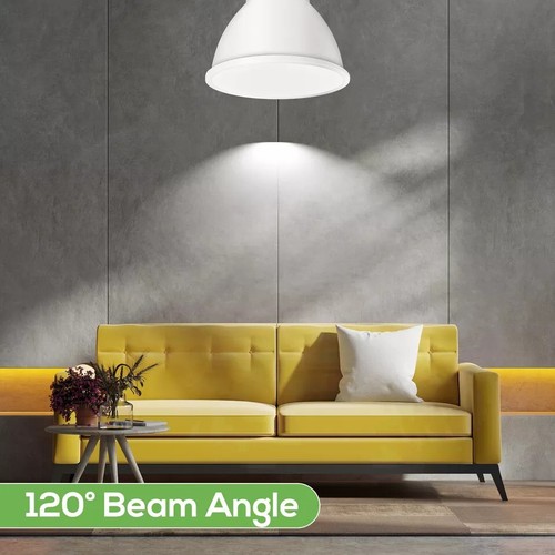Pack of 4 7W GU10 LED Cool White Bulbs, 6000K - Energy Saving Light Bulbs in UK - Picture 4 of 6