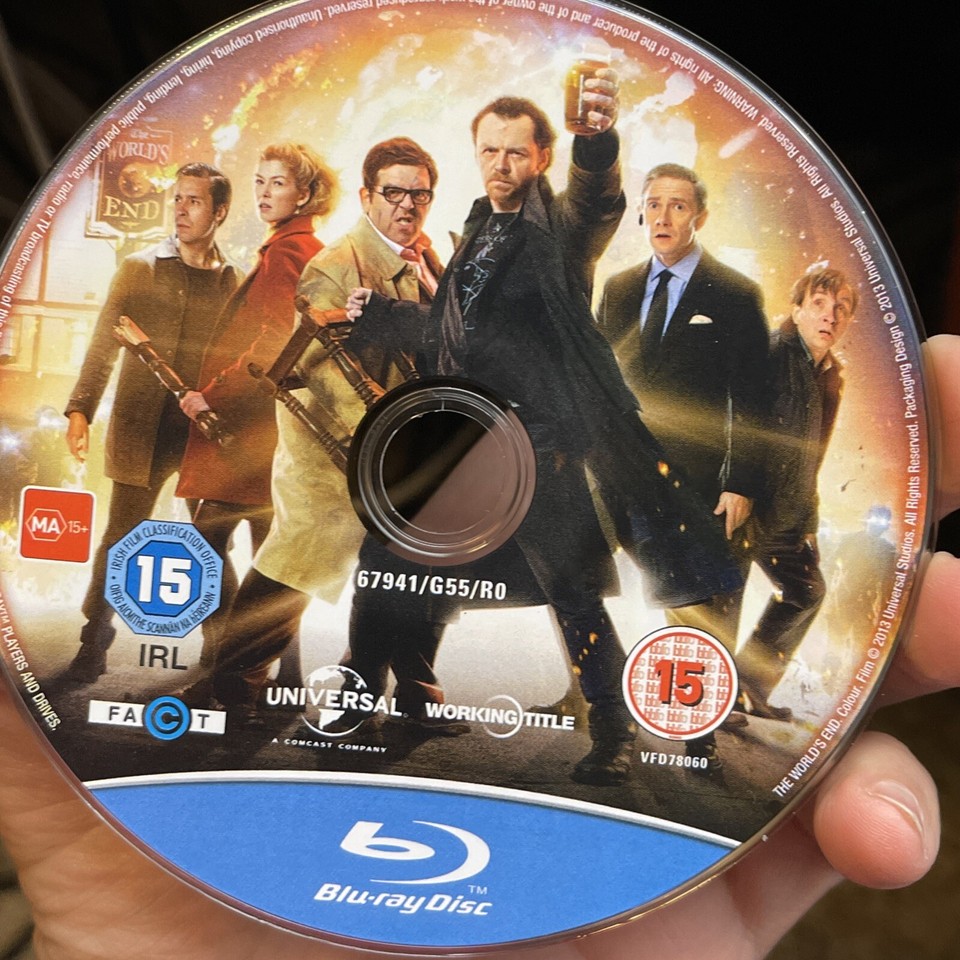 The World's End / Hot Fuzz / Shaun of the Dead (Bluray, 2004) No