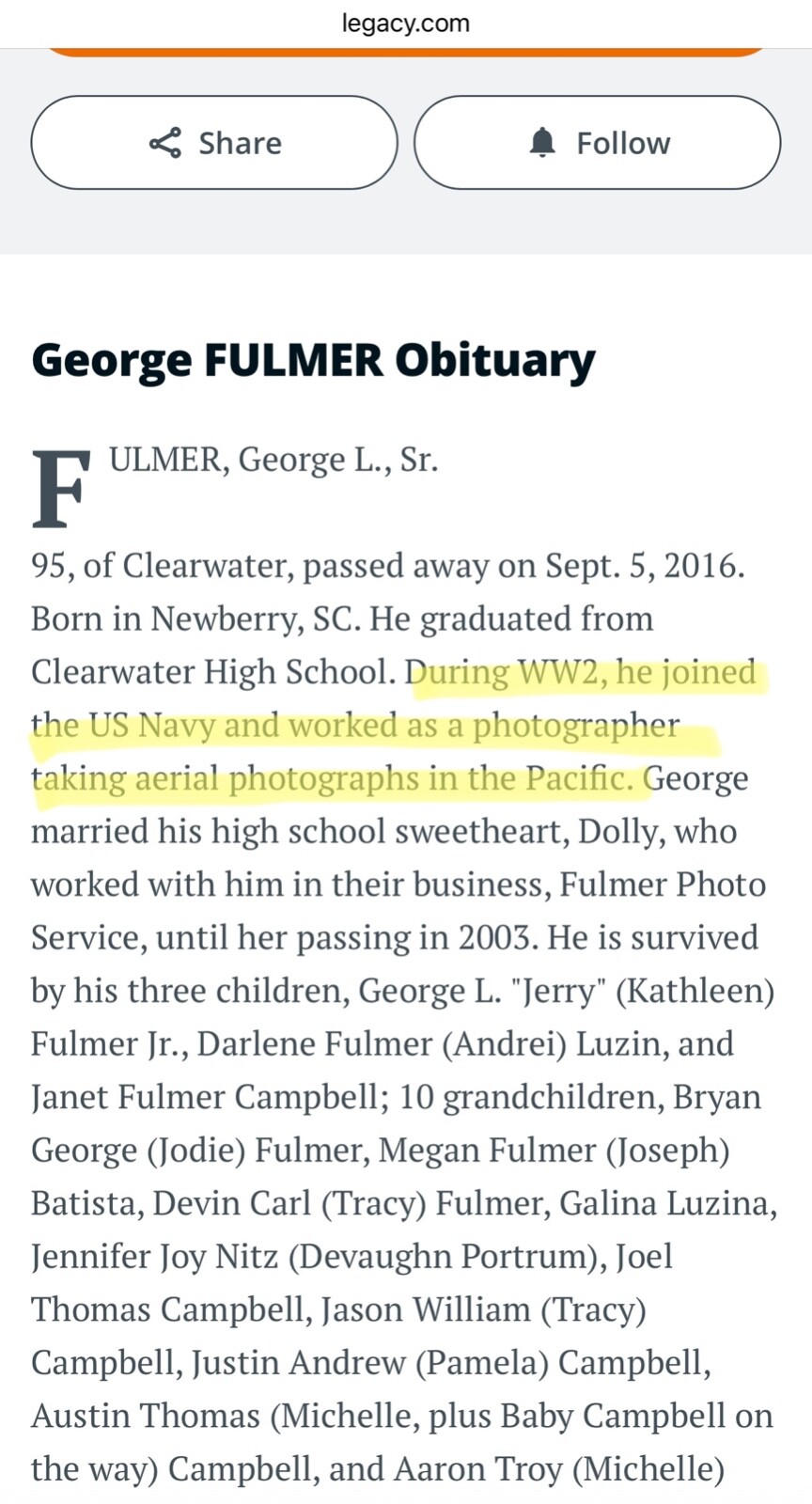 VTG 8x10 B&W Photo 1970s CLEARWATER FLORIDA Airplane Planes Aircraft Airpark COA