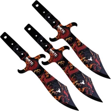 New Toro Knives Tesoro Throwing Knives Fire 71