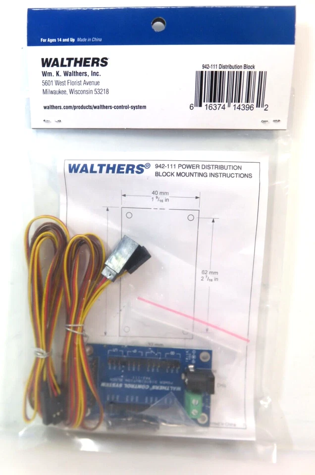 Walthers Controls 942-111 Layout Control System Distribution Block - Image 3 of 3