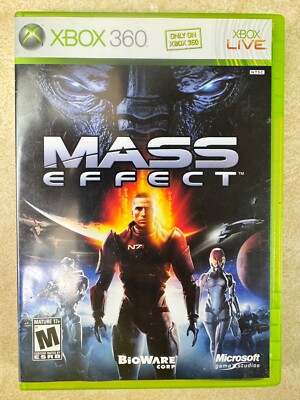 Mass Effect (Microsoft Xbox 360, 2007) Video game Complete in box
