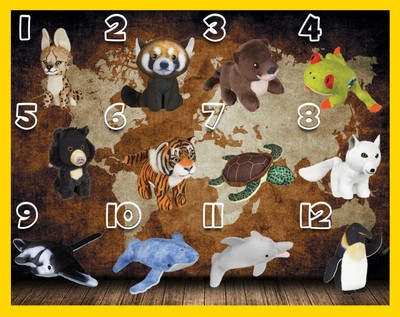 mcdonald's national geographic stuffed animals