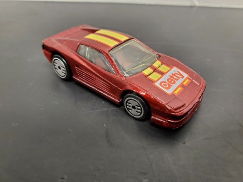 Vintage 1986 Hot Wheels Mattel Pit Crew Tool Supply Truck & Ferrari Testarossa - Picture 6 of 9