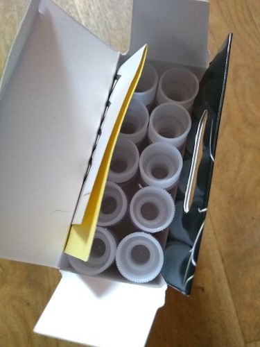 10 pack TEST TUBE SHOT GLASSES plastic Lidded With Stickers To Customise Funky - Picture 2 of 3