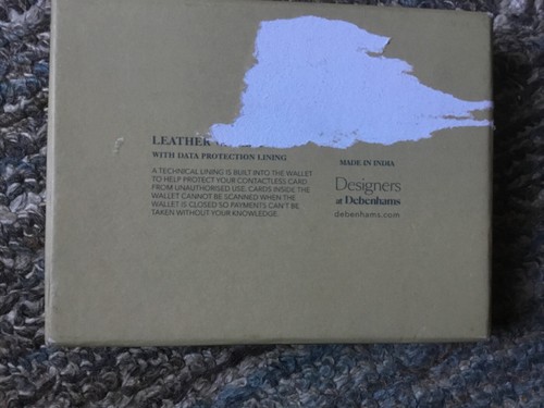 Debenhams - Hammond & CO Leather Wallet - Brown - Unused - Data Protection Linin - Picture 7 of 7