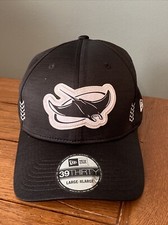 New Era Tampa Bay Rays Clubhouse 39THIRTY Stretch Flex Hat Cap Black Size L/XL