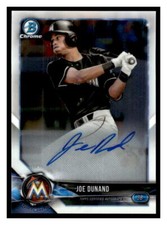 2018 Bowman Chrome #BCPA-JD Joe Dunand Prospects Autographs