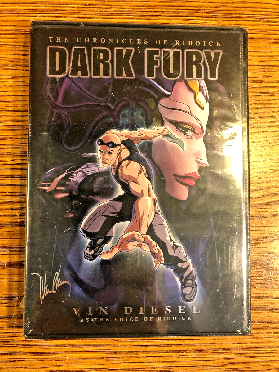 The Chronicles of Riddick Dark Fury DVD Vin Diesel 2004 Animated