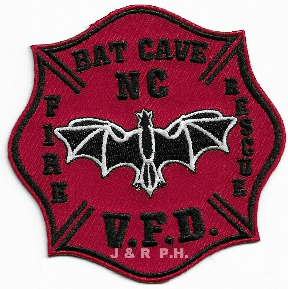 *NEW* Bat Cave Fire Rescue , North Carolina (4" x 4" size) fire patch