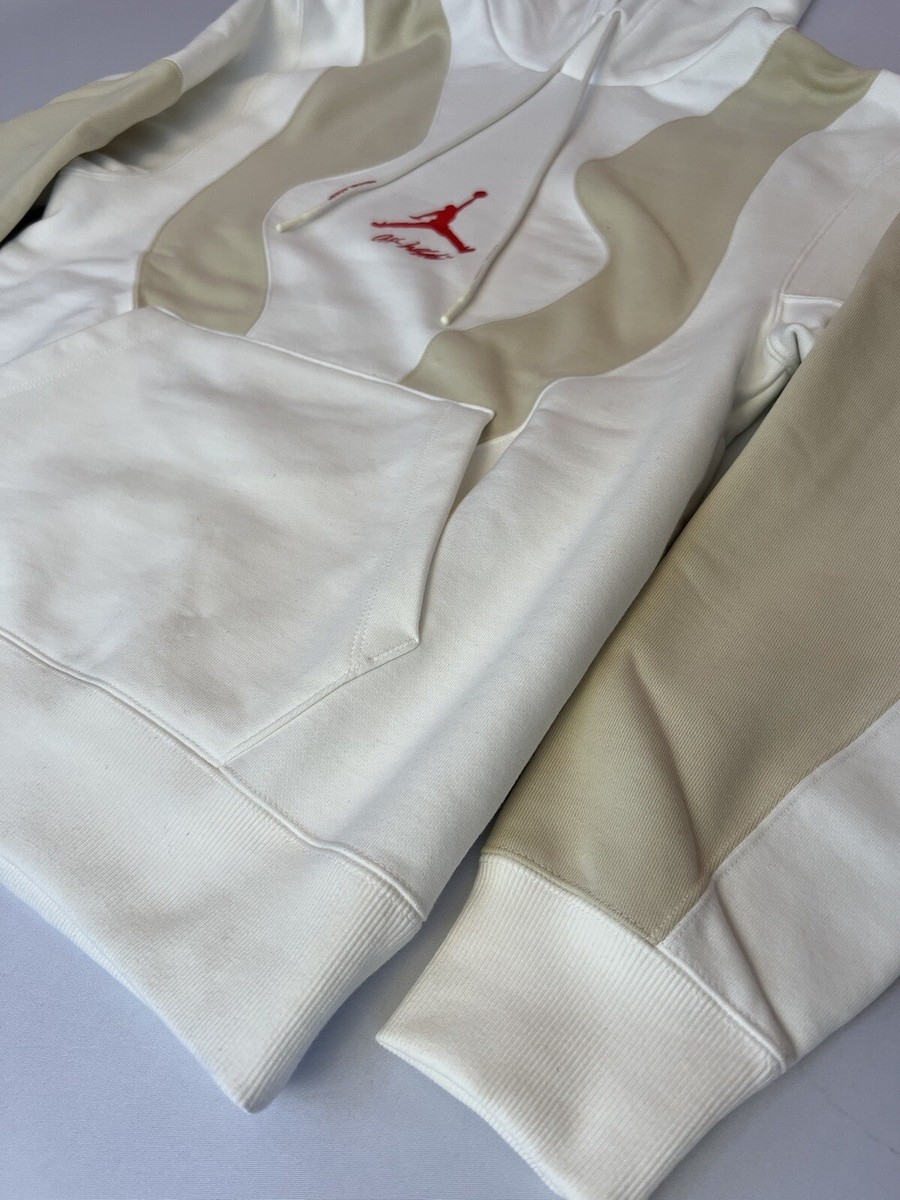 Nike Air Jordan X Off White Hoodie Sail Fossil White CV0539 Nike Air Jordan X Off White Hoodie Sail Fossil White CV0539