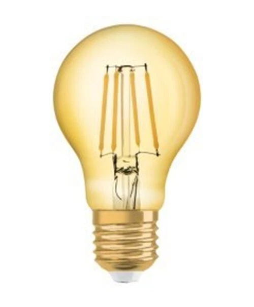 OSRAM LEDVANCE LED GLS 240V 7.5W ES WARM WHITE NON DIMMABLE GOLD GLASS