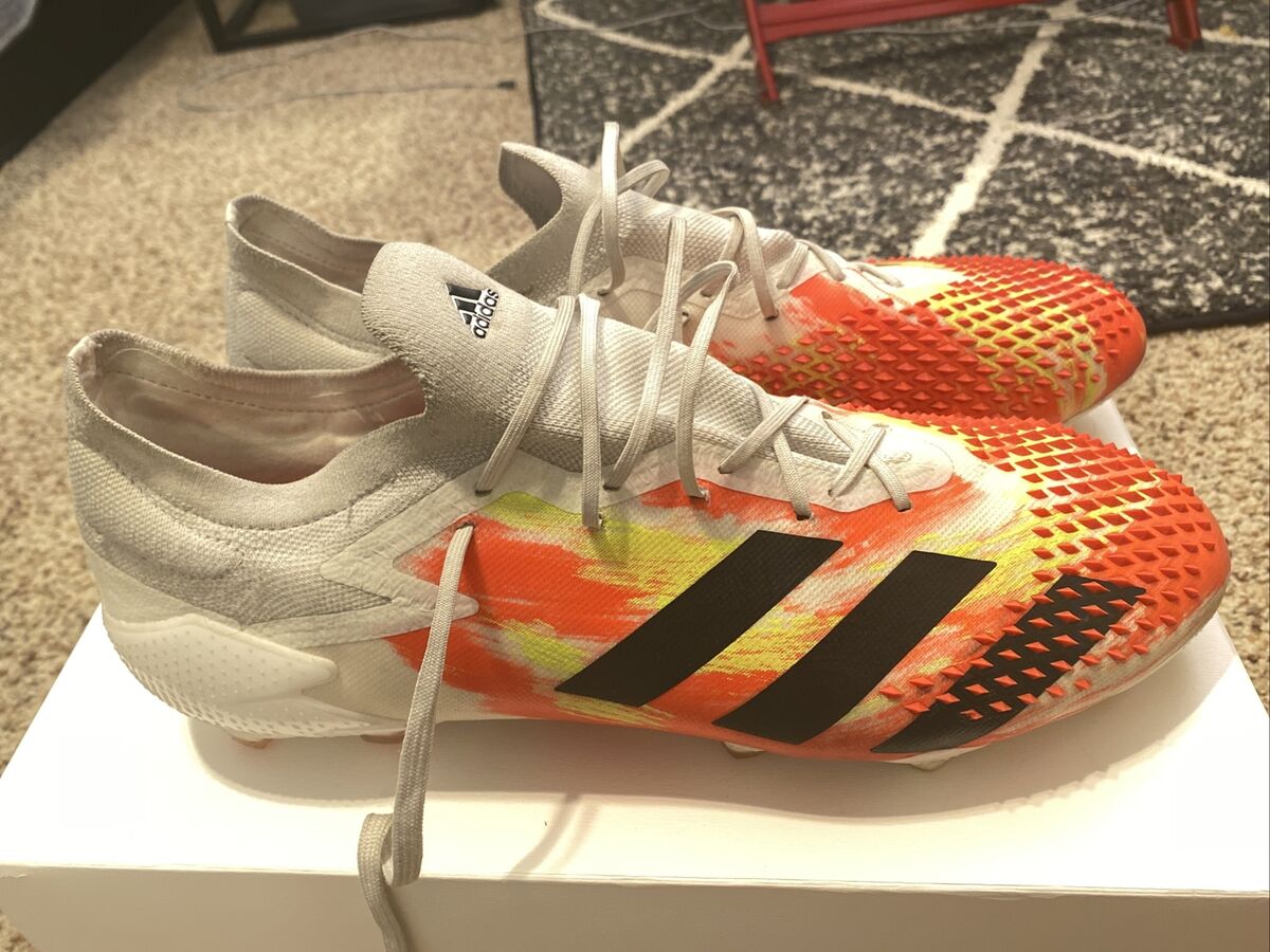 Adidas Men PREDATOR MUTATOR 20.1 L FG Cleats Football White Adidas Men PREDATOR MUTATOR 20.1 L FG Cleats Football White