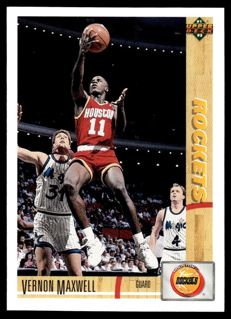 1991-92 Upper Deck Vernon Maxwell Houston Rockets #275