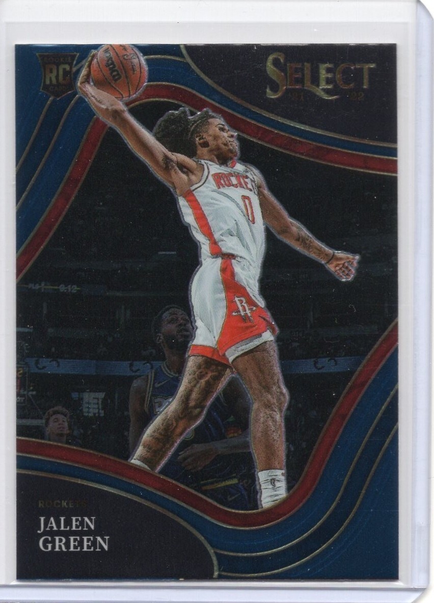 Jalen Green 2021-22 Select Retail Blue Courtside Rookie RC #234 Rockets