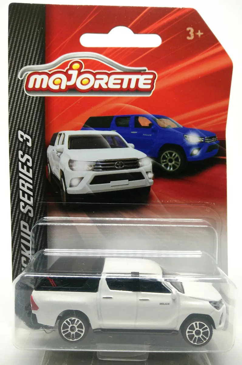 Majorette Toyota Hilux Revo White Series 3 1:58 (3 inches) 292K in Long  Package