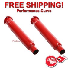 Cherry Bomb Mufflers Pair of Cherry Bomb Header Mufflers 3 Bolt Flange - 23" Overall - 87556CB